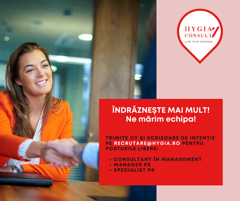 ÎNDRĂZNEȘTE MAI MULT! Ne mărim echipa!